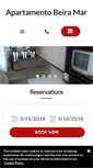 Mobile Screenshot of apartamentobeiramar.com