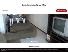 Tablet Screenshot of apartamentobeiramar.com
